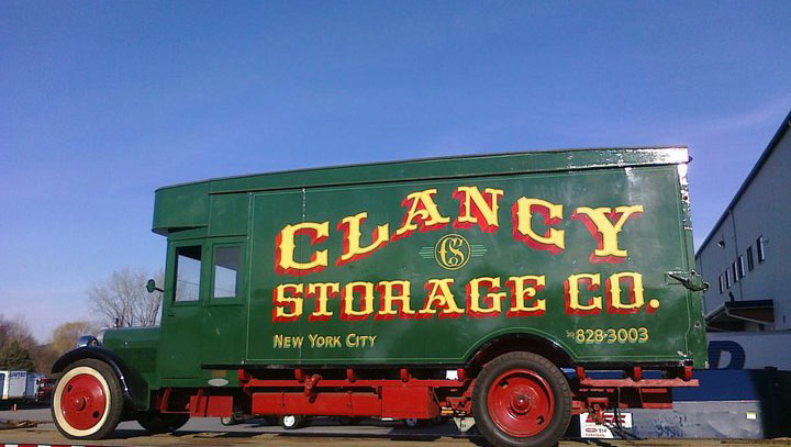 Vintage moving truck - Clancy Storage Co.